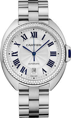 Cartier,Cartier - Cle de Cartier 40mm - White Gold - Watch Brands Direct