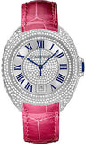 Cartier,Cartier - Cle de Cartier 40mm - White Gold - Watch Brands Direct