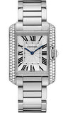 Cartier,Cartier - Tank Anglaise White Gold With Diamonds - Watch Brands Direct