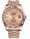 Rolex - Day-Date II President Pink Gold - Fluted Bezel - Watch Brands Direct
 - 8