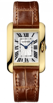 Cartier,Cartier - Tank Anglaise Yellow Gold - Alligator Strap - Watch Brands Direct