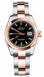 Rolex,Rolex - Datejust Lady 26 - Steel and Pink Gold - Domed Bezel - Watch Brands Direct