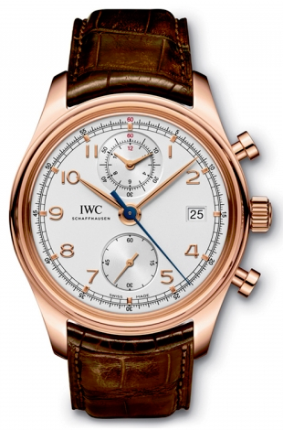 IWC,IWC - Portuguese Chronograph Classic - Red gold - Watch Brands Direct