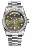 Rolex - Day-Date President Platinum - Diamond Bezel - President - Watch Brands Direct
 - 2