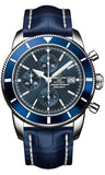 Breitling,Breitling - Superocean Heritage Chronographe 46 Croco Strap - Watch Brands Direct