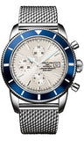 Breitling,Breitling - Superocean Heritage Chronographe 46 Ocean Classic Bracelet - Watch Brands Direct