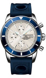 Breitling,Breitling - Superocean Heritage Chronographe 46 Ocean Racer Strap - Watch Brands Direct