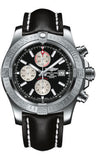 Breitling,Breitling - Super Avenger II Leather Strap - Watch Brands Direct