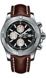 Breitling,Breitling - Super Avenger II Leather Strap - Watch Brands Direct
