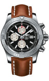 Breitling,Breitling - Super Avenger II Leather Strap - Watch Brands Direct