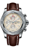Breitling,Breitling - Super Avenger II Leather Strap - Watch Brands Direct