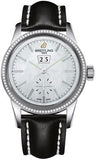 Breitling,Breitling - Transocean 38 Diamond Bezel - Leather Strap - Watch Brands Direct