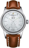 Breitling,Breitling - Transocean 38 Diamond Bezel - Leather Strap - Watch Brands Direct