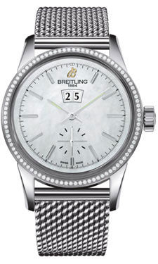 Breitling,Breitling - Transocean 38 Diamond Bezel - Ocean Classic Bracelet - Watch Brands Direct