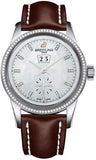 Breitling - Transocean 38 Diamond Bezel - Leather Strap - Watch Brands Direct
 - 7