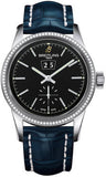 Breitling,Breitling - Transocean 38 Diamond Bezel - Croco Strap - Watch Brands Direct
