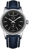Breitling,Breitling - Transocean 38 Diamond Bezel - Leather Strap - Watch Brands Direct