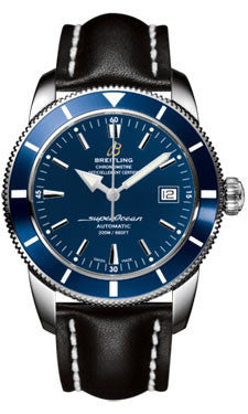 Breitling,Breitling - Superocean Heritage 42 Leather Strap - Watch Brands Direct