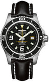 Breitling - Superocean 44 Satin Steel - Leather Strap - Watch Brands Direct
 - 3