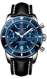 Breitling,Breitling - Superocean Heritage Chronographe 44 Leather Strap - Watch Brands Direct