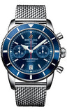 Breitling,Breitling - Superocean Heritage Chronographe 44 Stainless Steel Bracelet - Watch Brands Direct