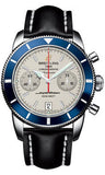 Breitling,Breitling - Superocean Heritage Chronographe 44 Leather Strap - Watch Brands Direct