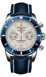 Breitling,Breitling - Superocean Heritage Chronographe 44 Leather Strap - Watch Brands Direct