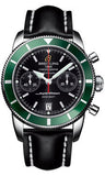 Breitling,Breitling - Superocean Heritage Chronographe 44 Leather Strap - Watch Brands Direct