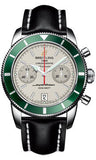 Breitling,Breitling - Superocean Heritage Chronographe 44 Leather Strap - Watch Brands Direct