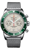Breitling,Breitling - Superocean Heritage Chronographe 44 Stainless Steel Bracelet - Watch Brands Direct