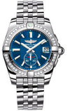 Breitling,Breitling - Galactic 36 Automantic Stainless Steel - Diamond Bezel - Pilot Bracelet - Watch Brands Direct