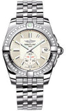 Breitling,Breitling - Galactic 36 Automantic Stainless Steel - Diamond Bezel - Pilot Bracelet - Watch Brands Direct