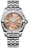 Breitling,Breitling - Galactic 36 Automantic Stainless Steel - Diamond Bezel - Pilot Bracelet - Watch Brands Direct