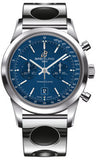 Breitling,Breitling - Transocean Chronograph 38 Stainless Steel - Air Racer Bracelet - Watch Brands Direct