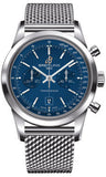 Breitling,Breitling - Transocean Chronograph 38 Stainless Steel - Ocean Classic Bracelet - Watch Brands Direct