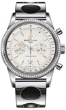 Breitling,Breitling - Transocean Chronograph 38 Steel - Diamond Bezel - Air Racer Bracelet - Watch Brands Direct