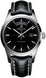 Breitling,Breitling - Transocean Day and Date Stainless Steel - Croco Strap - Watch Brands Direct