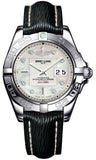 Breitling,Breitling - Galactic 41 Stainless Steel - Sahara Strap - Watch Brands Direct
