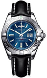 Breitling,Breitling - Galactic 41 Stainless Steel - Leather Strap - Watch Brands Direct