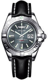 Breitling,Breitling - Galactic 41 Stainless Steel - Leather Strap - Watch Brands Direct