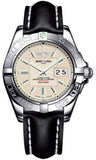 Breitling,Breitling - Galactic 41 Stainless Steel - Leather Strap - Watch Brands Direct