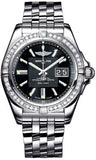 Breitling,Breitling - Galactic 41 Stainless Steel - Diamond Bezel - Pilot Bracelet - Watch Brands Direct