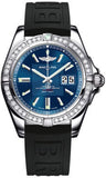 Breitling,Breitling - Galactic 41 Stainless Steel - Diamond Bezel - Diver Pro III Strap - Watch Brands Direct