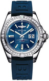 Breitling,Breitling - Galactic 41 Stainless Steel - Diamond Bezel - Diver Pro III Strap - Watch Brands Direct