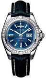 Breitling,Breitling - Galactic 41 Stainless Steel - Diamond Bezel - Sahara Strap - Watch Brands Direct