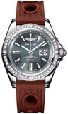 Breitling,Breitling - Galactic 41 Stainless Steel - Diamond Bezel - Ocean Racer Strap - Watch Brands Direct