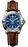 Breitling,Breitling - Galactic 32 Stainless Steel - Croco Strap - Watch Brands Direct