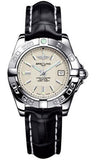Breitling,Breitling - Galactic 32 Stainless Steel - Croco Strap - Watch Brands Direct