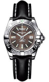 Breitling,Breitling - Galactic 32 Stainless Steel - Leather Strap - Watch Brands Direct