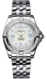 Breitling,Breitling - Galactic 32 Stainless Steel - Diamond Bezel - Pilot Bracelet - Watch Brands Direct